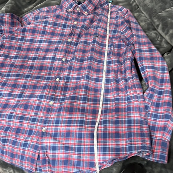 Vineyard Vines plaid flannel button down - Picture 8 of 8